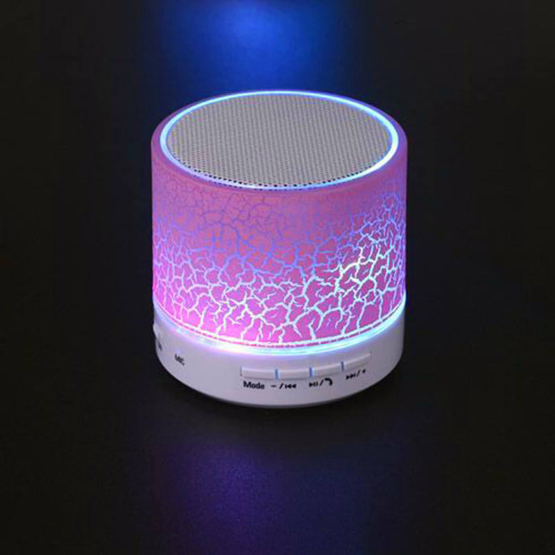 A9 Mini Wireless Bluetooth Speaker – RGB LED, Portable, 500mAh Battery, Memory Card Support