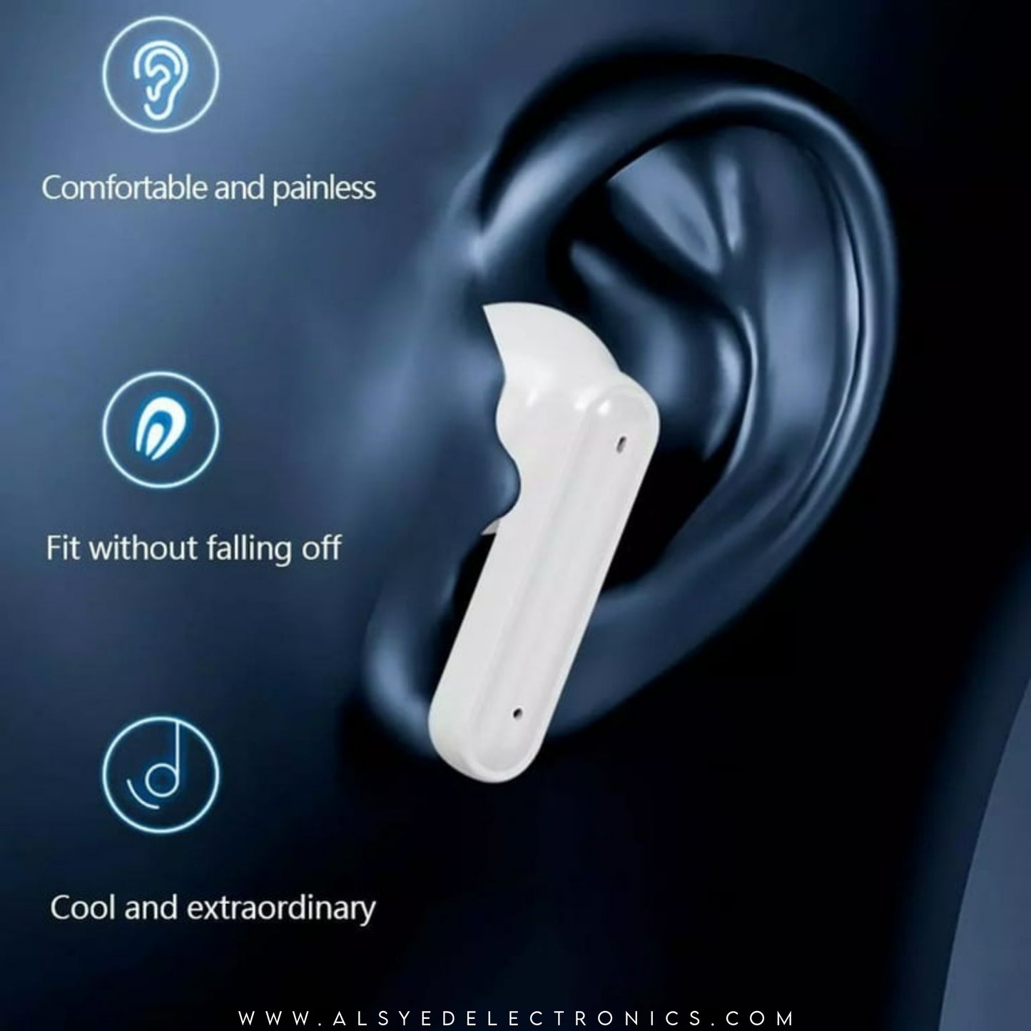 Stereo TWS Wireless Earbuds - LED Display | Long Battery - Bass Sound With Bluetooth 5.3