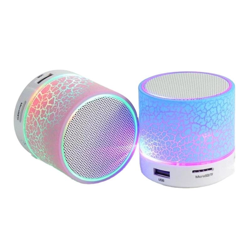 A9 Mini Wireless Bluetooth Speaker – RGB LED, Portable, 500mAh Battery, Memory Card Support