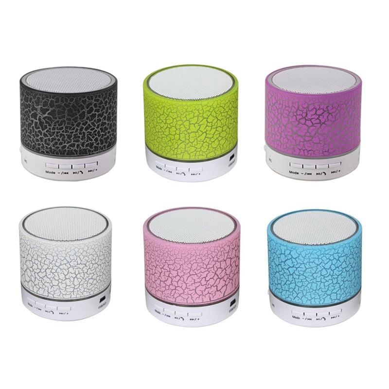 A9 Mini Wireless Bluetooth Speaker – RGB LED, Portable, 500mAh Battery, Memory Card Support