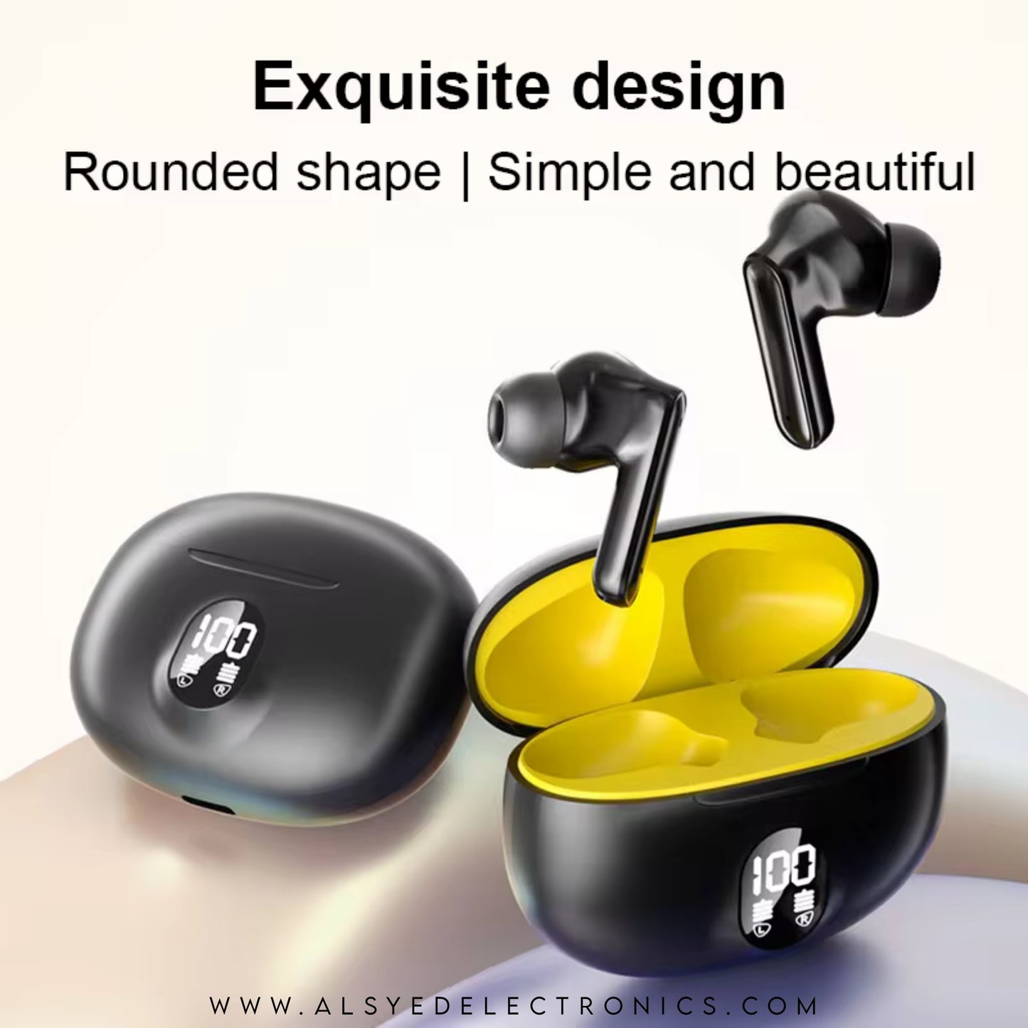Stereo TWS Wireless Earbuds - LED Display | Long Battery - Bass Sound With Bluetooth 5.3
