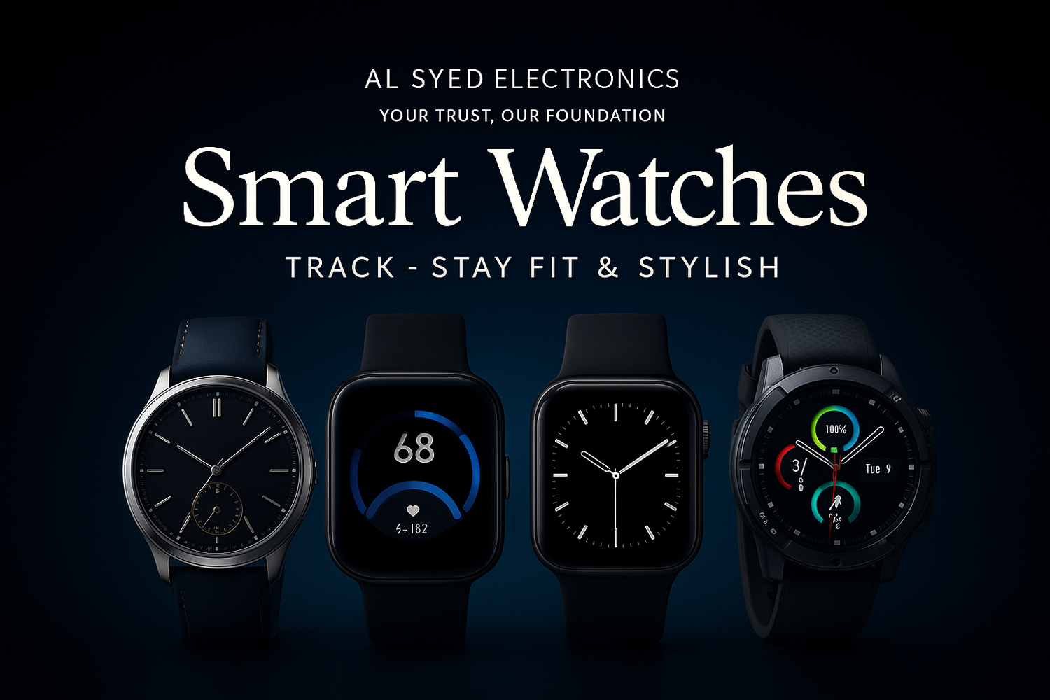 Smart Watches – Track, Stay Fit & Be Stylish
