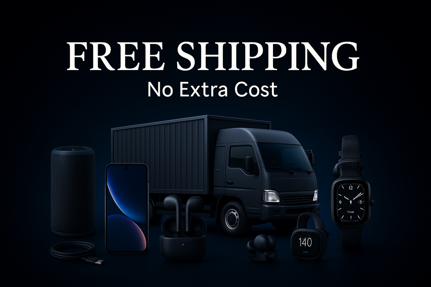 Free Shipping – No Extra Cost