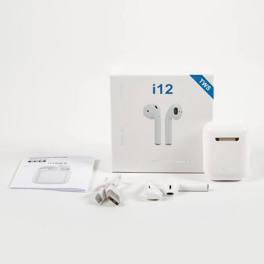 i12 TWS 5.0 Wireless Earbuds in lowest price | Noise Reduction - Long Battery - Auto Pairing